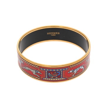 エルメス エマイユ GM マルチカラー/ゴールド金具 エナメル レディース ジュエリー 【中古】【jewelry】