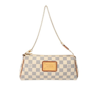 ルイ ヴィトン ダミエアズール エヴァ 2WAY ホワイト N55214 ダミエキャンバス レディース バッグ 【中古】【bag】