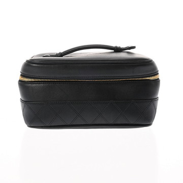 シャネル ビコローレ バニティ ブラック A01618 ラムスキン レディース バッグ 【中古】【bag】