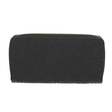 ルイ ヴィトン モノグラムアンプラント ジッピーウォレット ノワール M61864 レザー ユニセックス 財布 【中古】【purse】