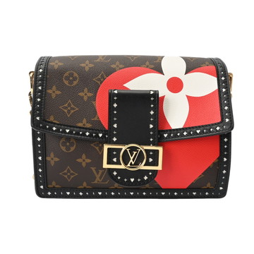 ルイ ヴィトン モノグラムゲームオン ドーフィーヌ MM ブラウン M57448 モノグラムキャンバス レディース バッグ 【中古】【bag】