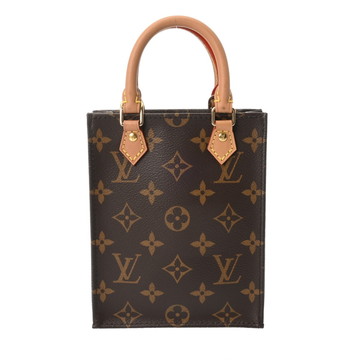 ルイ ヴィトン モノグラム プティット サックプラ 2WAY ブラウン M81295 モノグラムキャンバス ユニセックス バッグ 【中古】【bag】