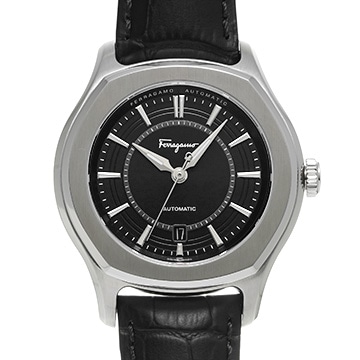 サルヴァトーレ フェラガモ ルンガルノ FQ1010013 ブラック メンズ 時計 【中古】【wristwatch】