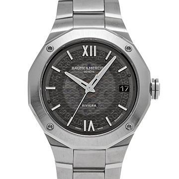 ボーム&メルシェ リビエラ ボーマティック M0A10715 ブラック メンズ 時計 【中古】【wristwatch】