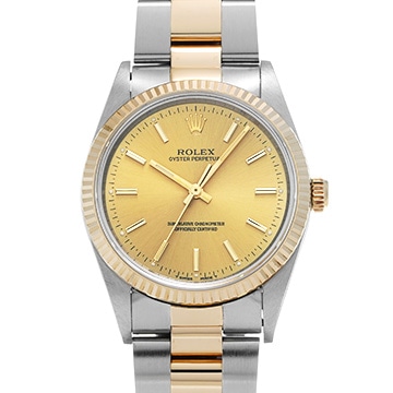 ロレックス オイスターパーペチュアル 14233 シャンパン メンズ 時計 【中古】【wristwatch】