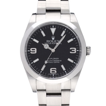 ロレックス エクスプローラー 214270 ブラック メンズ 時計 【中古】【wristwatch】