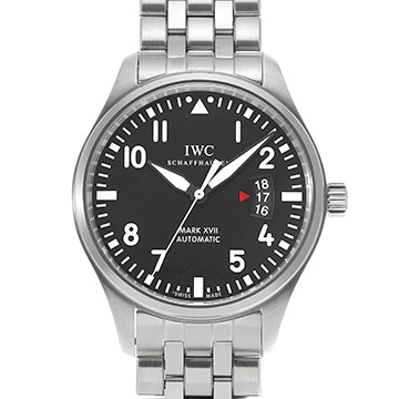 IWC パイロットウォッチ マーク XVII IW326504 ブラック メンズ 時計 【中古】【wristwatch】