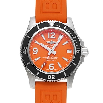 ブライトリング スーパーオーシャン オートマチック 36 A17316D71O1S1 オレンジ ユニセックス 時計 【中古】【wristwatch】