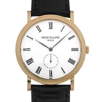 パテック フィリップ カラトラバ 5119J-001 ホワイト メンズ 時計 【中古】【wristwatch】