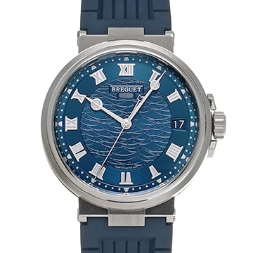 ブレゲ マリーン 5517BB/Y2/9ZU ブルー メンズ 時計 【中古】【wristwatch】