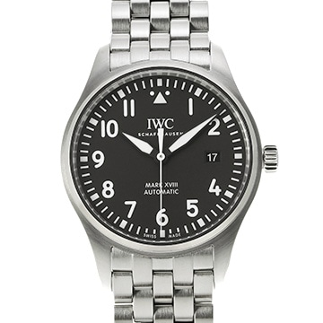 IWC パイロットウォッチ マーク XVIII IW327015 ブラック メンズ 時計 【中古】【wristwatch】