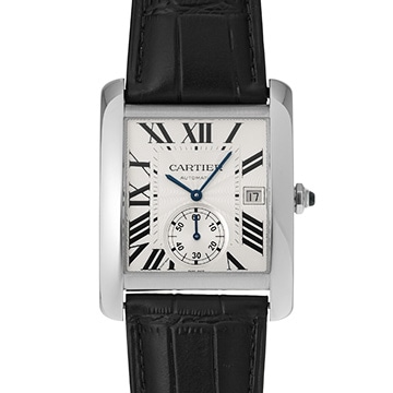 カルティエ タンク MC W5330003 シルバー メンズ 時計 【中古】【wristwatch】