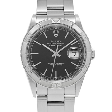 ロレックス デイトジャスト サンダーバード 16264 ブラック メンズ 時計 【中古】【wristwatch】