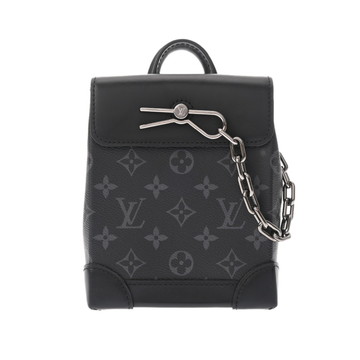 ルイ ヴィトン モノグラムエクリプス ナノ スチーマー ブラック M50516 モノグラムエクリプスキャンバス レディース バッグ 【中古】【bag】