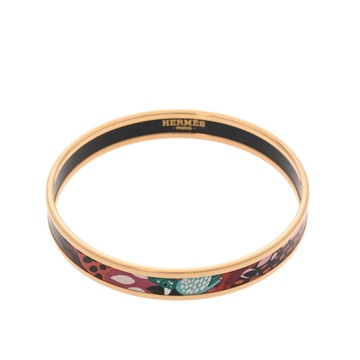 エルメス エマイユ PM マルチカラー/ゴールド金具 エナメル レディース ジュエリー 【中古】【jewelry】