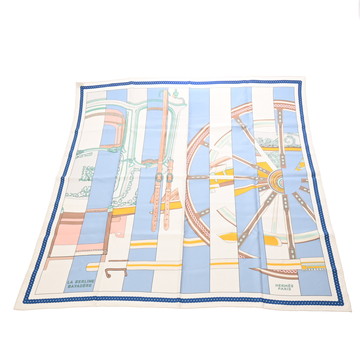エルメス カレ 90 LA BERLINE BAYADERE マルチカラー シルク100％ レディース 【中古】【other】