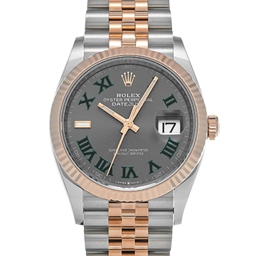 ロレックス デイトジャスト 36 126231 スレートグレー メンズ 時計 【中古】【wristwatch】