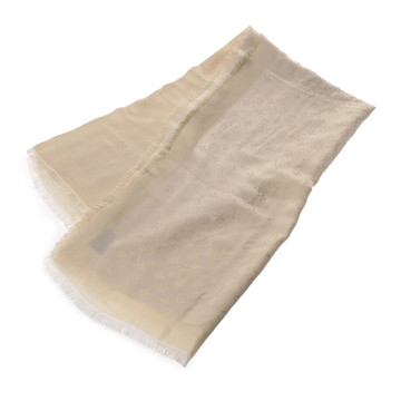 ルイ ヴィトン ショール モノグラム シャイン  ブロン M74026 シルク47％/レーヨン26%/ウール17％/ルレックス10% レディース 【中古】【other】