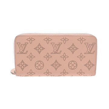 ルイ ヴィトン モノグラムマヒナ ジッピーウォレット ジャスミンピンク M61868 レザー レディース 財布 【中古】【purse】