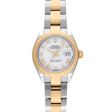 ロレックス レディ デイトジャスト 28 279173 ホワイト レディース 時計 【中古】【wristwatch】