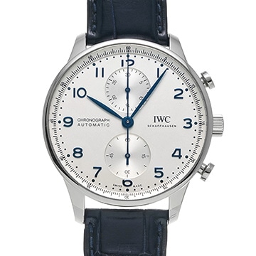 IWC ポルトギーゼ クロノグラフ IW371605 シルバー メンズ 時計 【中古】【wristwatch】