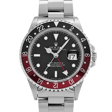 ロレックス GMTマスターII 16710 ブラック メンズ 時計 【中古】【wristwatch】