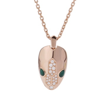 ブルガリ セルペンティ ネックレス ゴールド 352678 K18ピンクゴールド PG レディース ジュエリー 【中古】【jewelry】