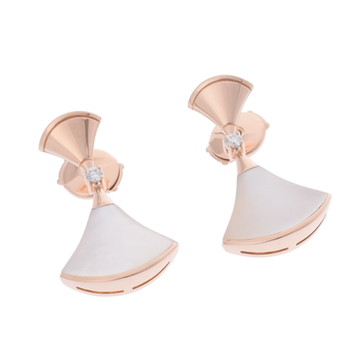 ブルガリ ディーヴァードリーム ピアス ゴールド K18ピンクゴールド PG レディース ジュエリー 【中古】【jewelry】