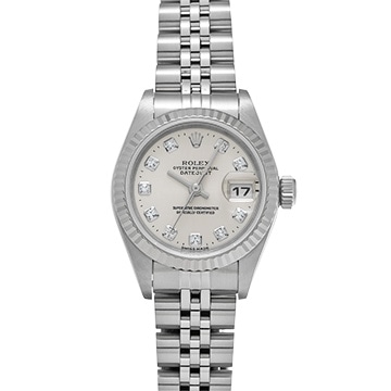 ロレックス デイトジャスト 79174G シルバー/ダイヤモンド レディース 時計 【中古】【wristwatch】