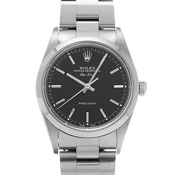 ロレックス エアキング 14000M ブラック メンズ 時計 【中古】【wristwatch】
