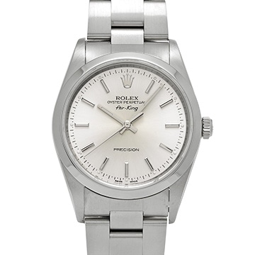ロレックス エアキング 14000M シルバー メンズ 時計 【中古】【wristwatch】