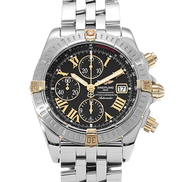 ブライトリング クロノマット エボリューション B156B18PA ブラック メンズ 時計 【中古】【wristwatch】