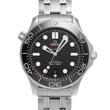 オメガ シーマスター ダイバー300 コーアクシャル マスタークロノメーター 210.30.42.20.01.001 ブラック メンズ 時計 【中古】【wristwatch】