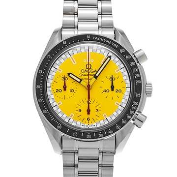 オメガ スピードマスター レーシング ミハエル・シューマッハ 3510.12 イエロー メンズ 時計 【中古】【wristwatch】
