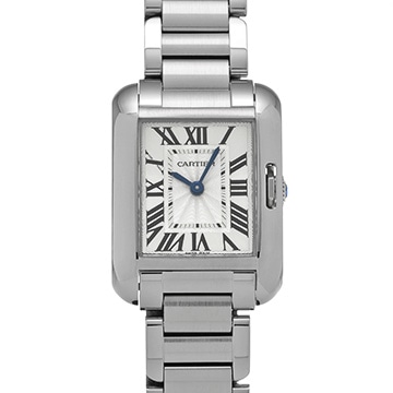 カルティエ タンク アングレーズ SM W5310022 シルバー レディース 時計 【中古】【wristwatch】