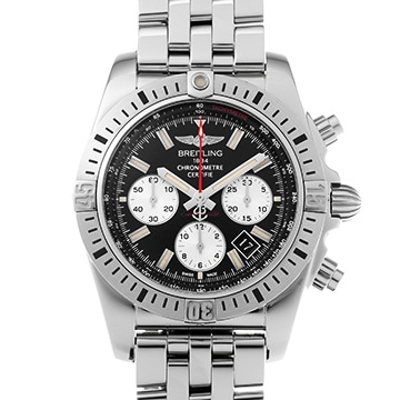ブライトリング クロノマット 44 エアボーン 30周年 AB01154G/BD13 ブラック/シルバー メンズ 時計 【中古】【wristwatch】