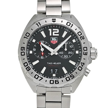 タグ ホイヤー フォーミュラ1 クォーツ WAZ111A.BA0875 ブラック メンズ 時計 【中古】【wristwatch】