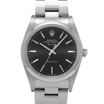 ロレックス エアキング 14000M ブラック メンズ 時計 【中古】【wristwatch】