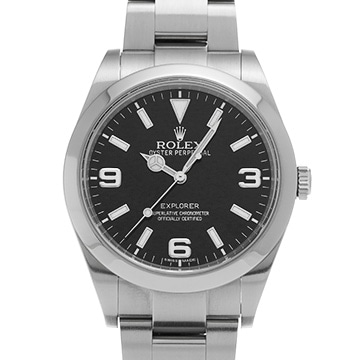 ロレックス エクスプローラー 214270 ブラック メンズ 時計 【中古】【wristwatch】