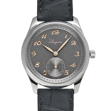 ロンジン マスターコレクション L2.843.4.63.2 グレー メンズ 時計 【中古】【wristwatch】