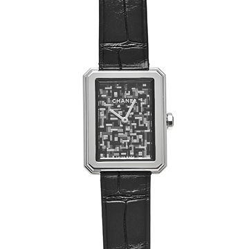 シャネル ボーイフレンド ネオツイード H6127 グレー レディース 時計 【中古】【wristwatch】