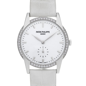 パテック フィリップ カラトラバ 7122/200G-001 ホワイト レディース 時計 【中古】【wristwatch】