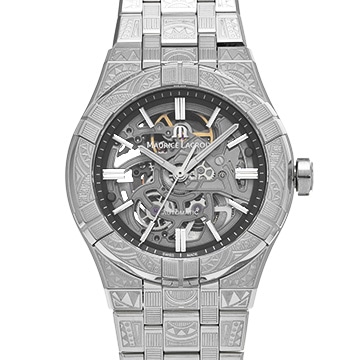 モーリス ラクロア アイコン オートマティック アーバントライブ AI6007-SS009-030-1 ダークグレー メンズ 時計 【中古】【wristwatch】