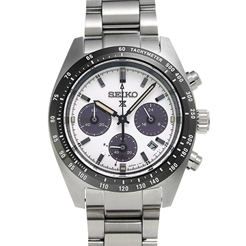 セイコー プロスペックス スピードタイマー SBDL085 ホワイト/ブラック メンズ 時計 【中古】【wristwatch】