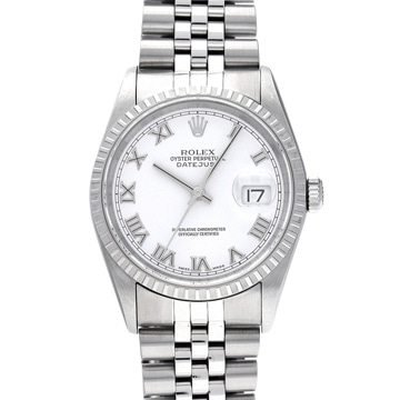 ロレックス デイトジャスト 16220 ホワイト メンズ 時計 【中古】【wristwatch】