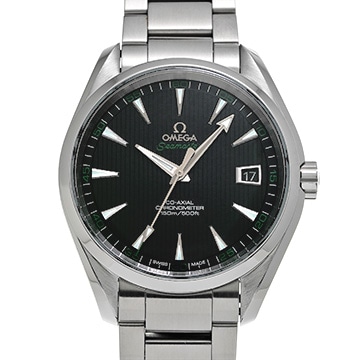 オメガ シーマスター アクアテラ コーアクシャル 231.10.42.21.01.001 ブラック メンズ 時計 【中古】【wristwatch】