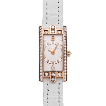 ハリー ウィンストン アヴェニュー C ミニ アールデコ AVCQHM16RR037 シルバー/ダイヤモンド レディース 時計 【中古】【wristwatch】