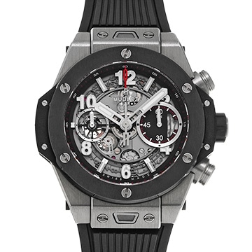 ウブロ ビッグバン ウニコ チタニウム セラミック 441.NM.1170.RX スケルトン メンズ 時計 【中古】【wristwatch】