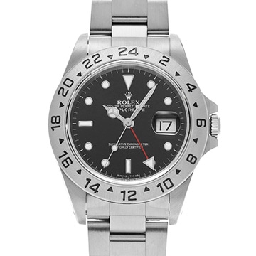 ロレックス エクスプローラーII 16570 ブラック メンズ 時計 【中古】【wristwatch】