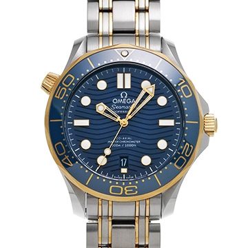 オメガ シーマスター ダイバー300 コーアクシャル マスタークロノメーター 210.20.42.20.03.001 ブルー メンズ 時計 【中古】【wristwatch】